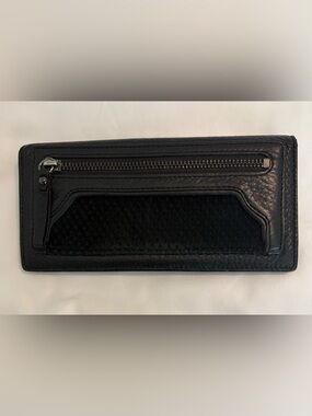 Mimco Black Leather/ Suede Large Woman’s Wallet